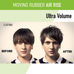 Coiffure volumineuse sans lourdeur grâce à Gatsby Air Rise.