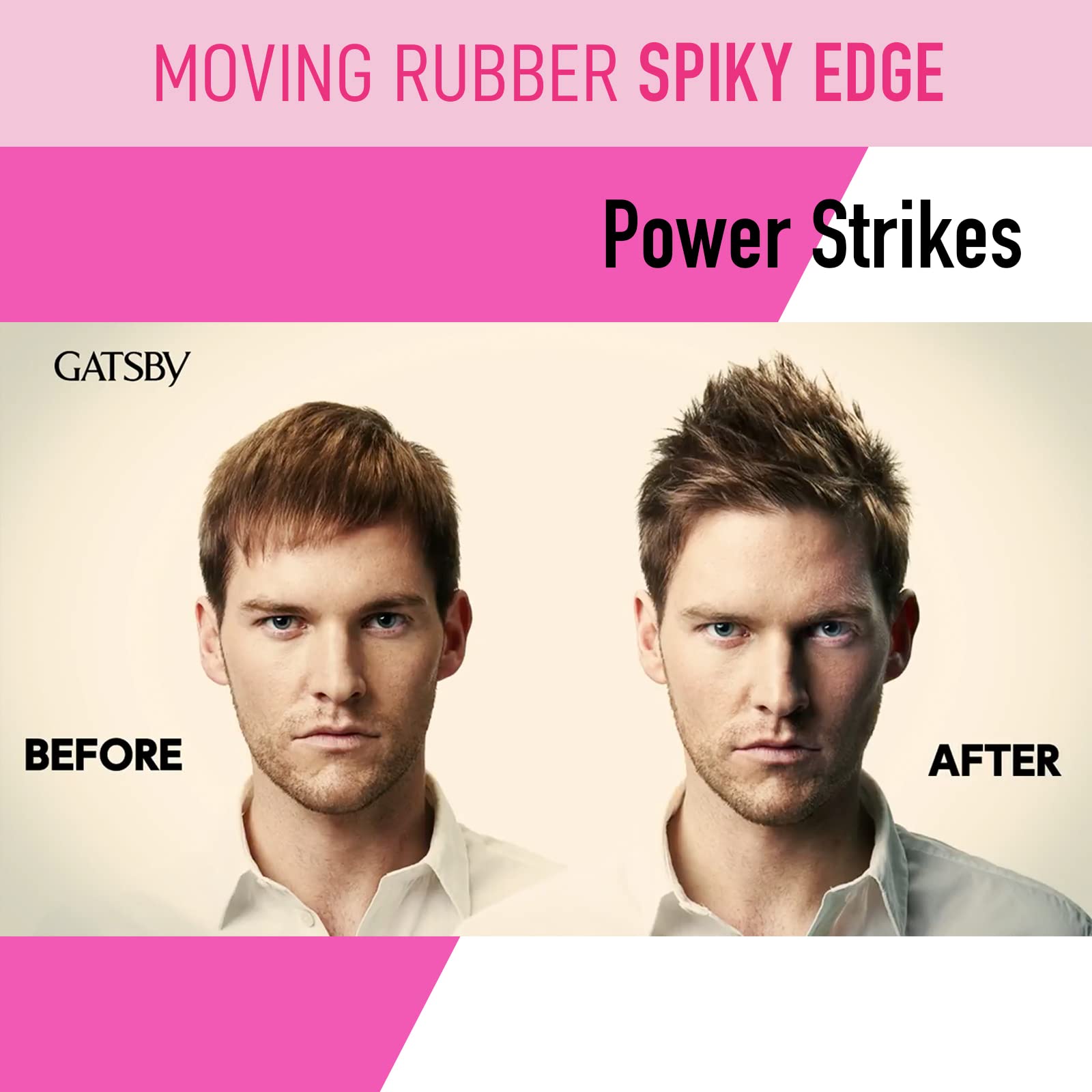 Gatsby Moving Rubber Spiky Edge : photo d’usage quotidien des cheveux courts