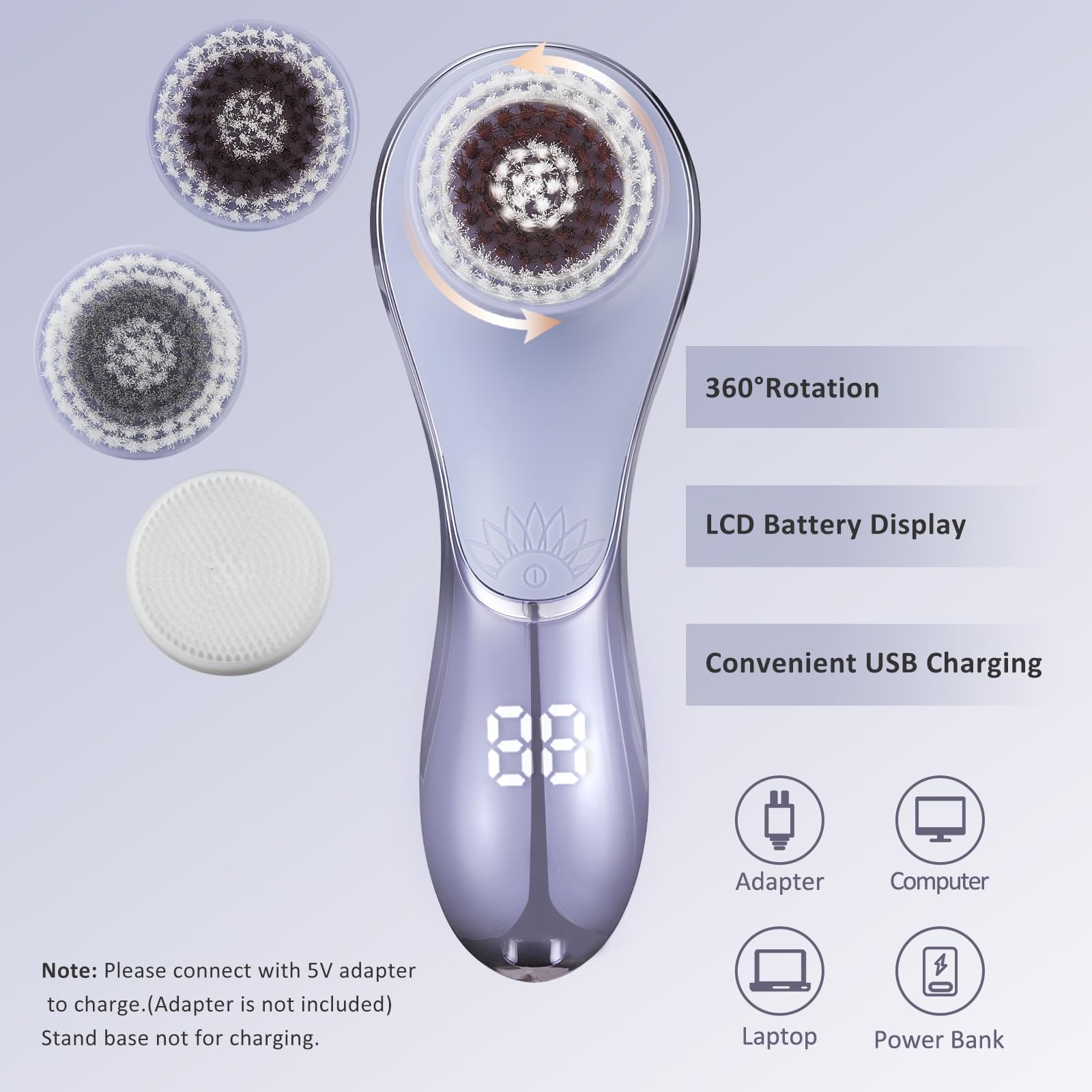 Brosse Gaurins visage efficace et relaxante pour routine