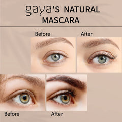 Gaya Cosmetics mascara vegan noir, définition nette sans paquets
