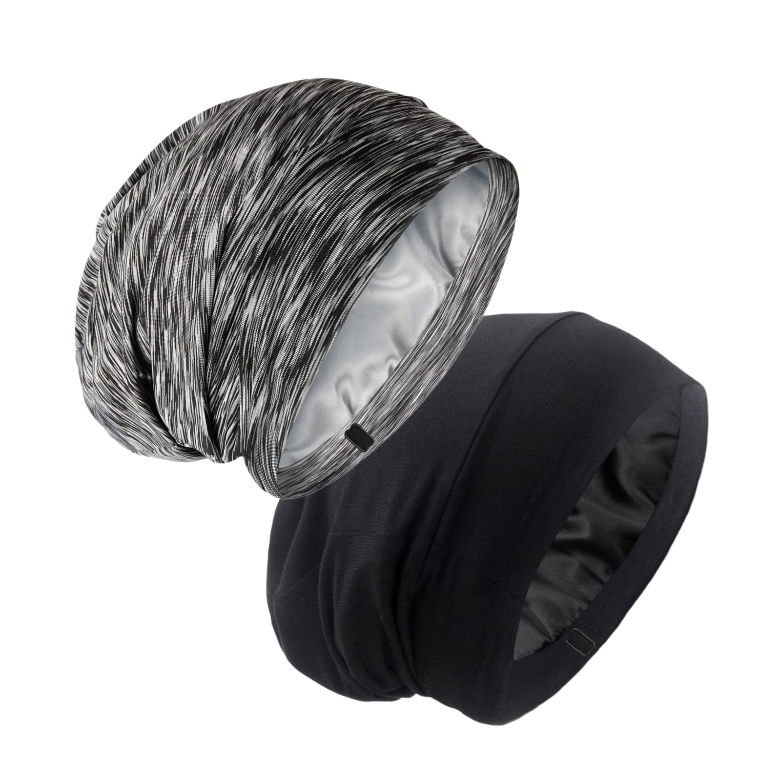 GB Selected bonnet avec doublure satinée protège les cheveux pendant le sommeil.