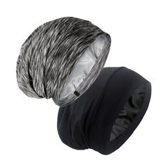 GB Selected bonnet avec doublure satinée protège les cheveux pendant le sommeil.