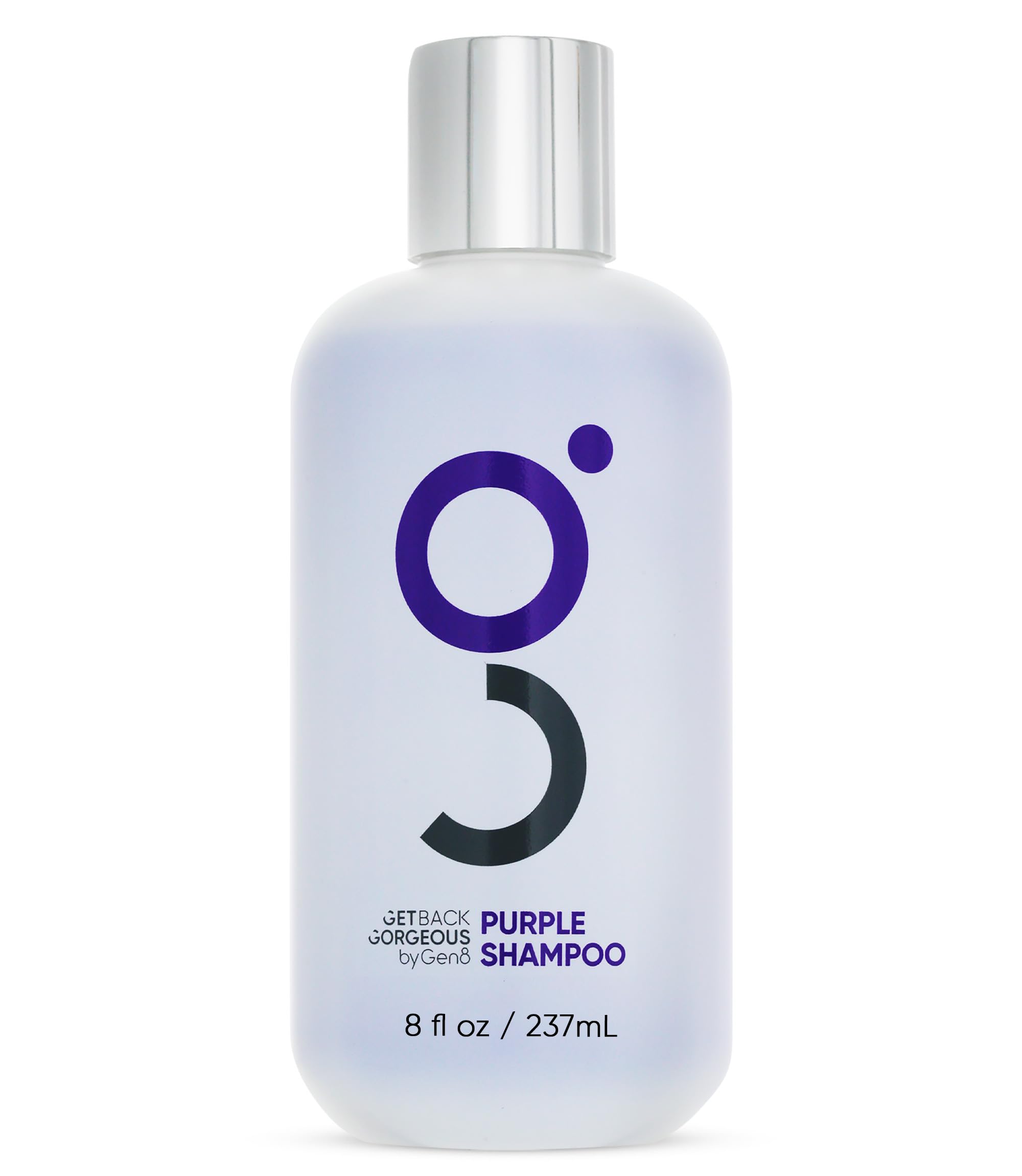 GBG Shampooing Violet sur bouteille, réduit les reflets jaunes pour blond.