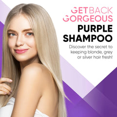 GBG Shampooing Violet, reflets argent et gris plus nets.
