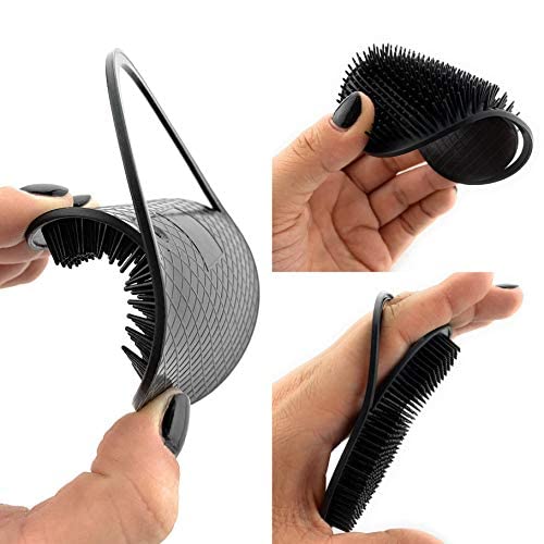 Brosse-palme pour tous types de cheveux par G.B.S, démêlage et lissage polyvalents.