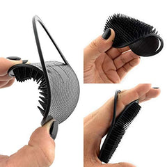 Brosse-palme pour tous types de cheveux par G.B.S, démêlage et lissage polyvalents.