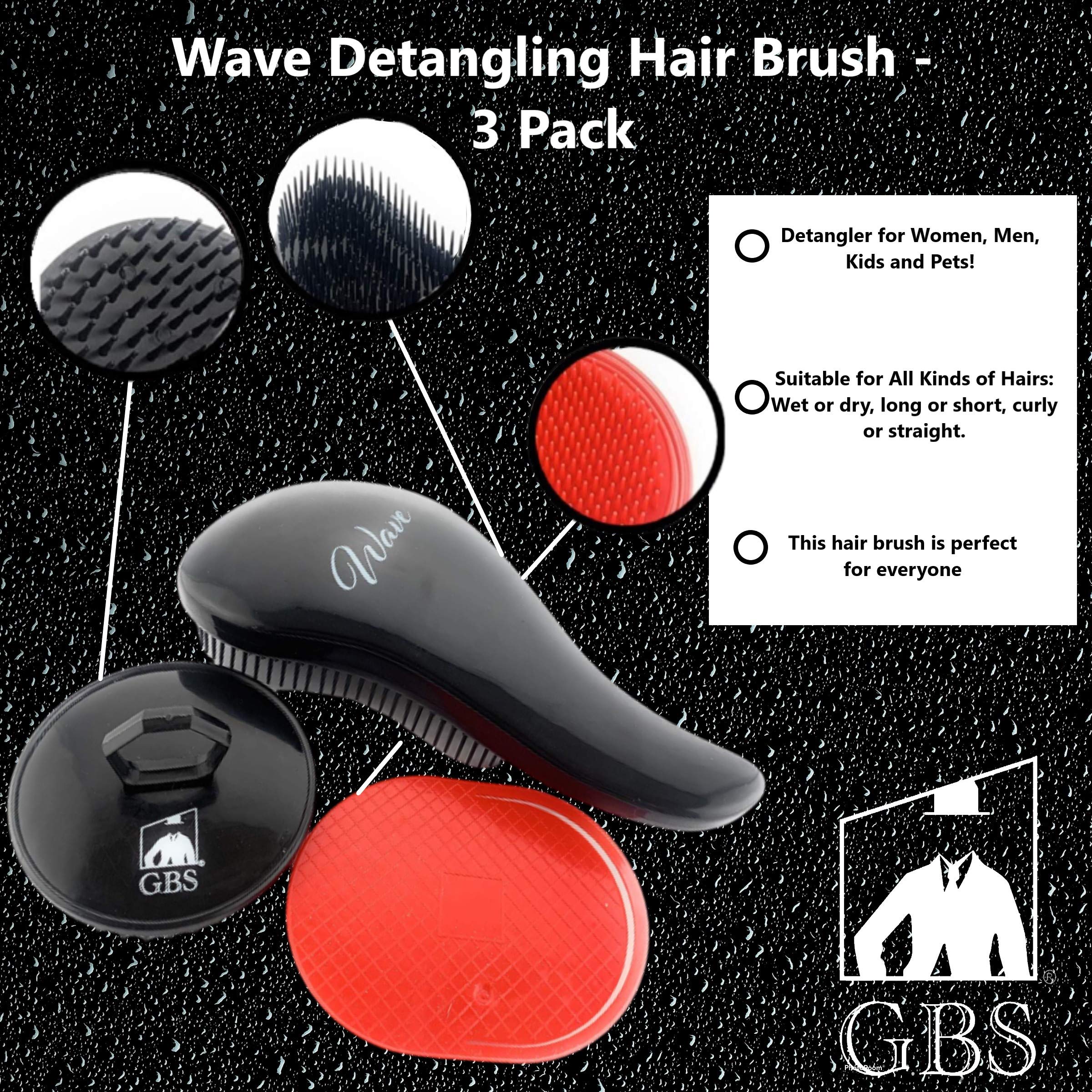 G.B.S Wave Detangling Brush cadeau beauté pratique pour femmes et enfants.