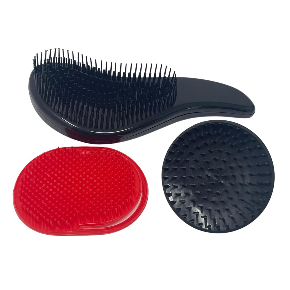 G.B.S Wave Detangling Brush démêle les nœuds sans accrocher les cheveux.