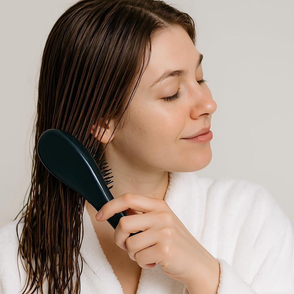 G.B.S Wave Detangling Brush répartit uniformément les produits capillaires.