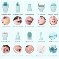 Kit Gdbanlimi 10-en-1 avec têtes remplaçables pour plusieurs besoins.