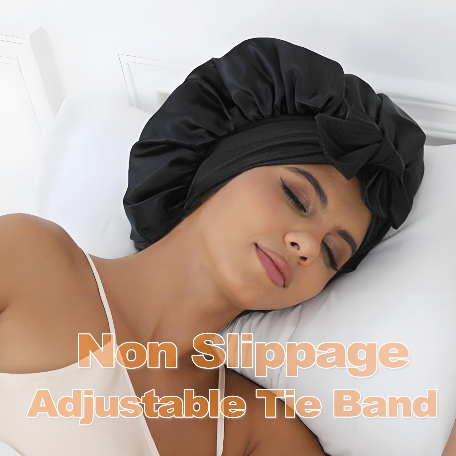 Bonnet satin GDTOGRT avec coutures renforcées, durable après de nombreux lavages.