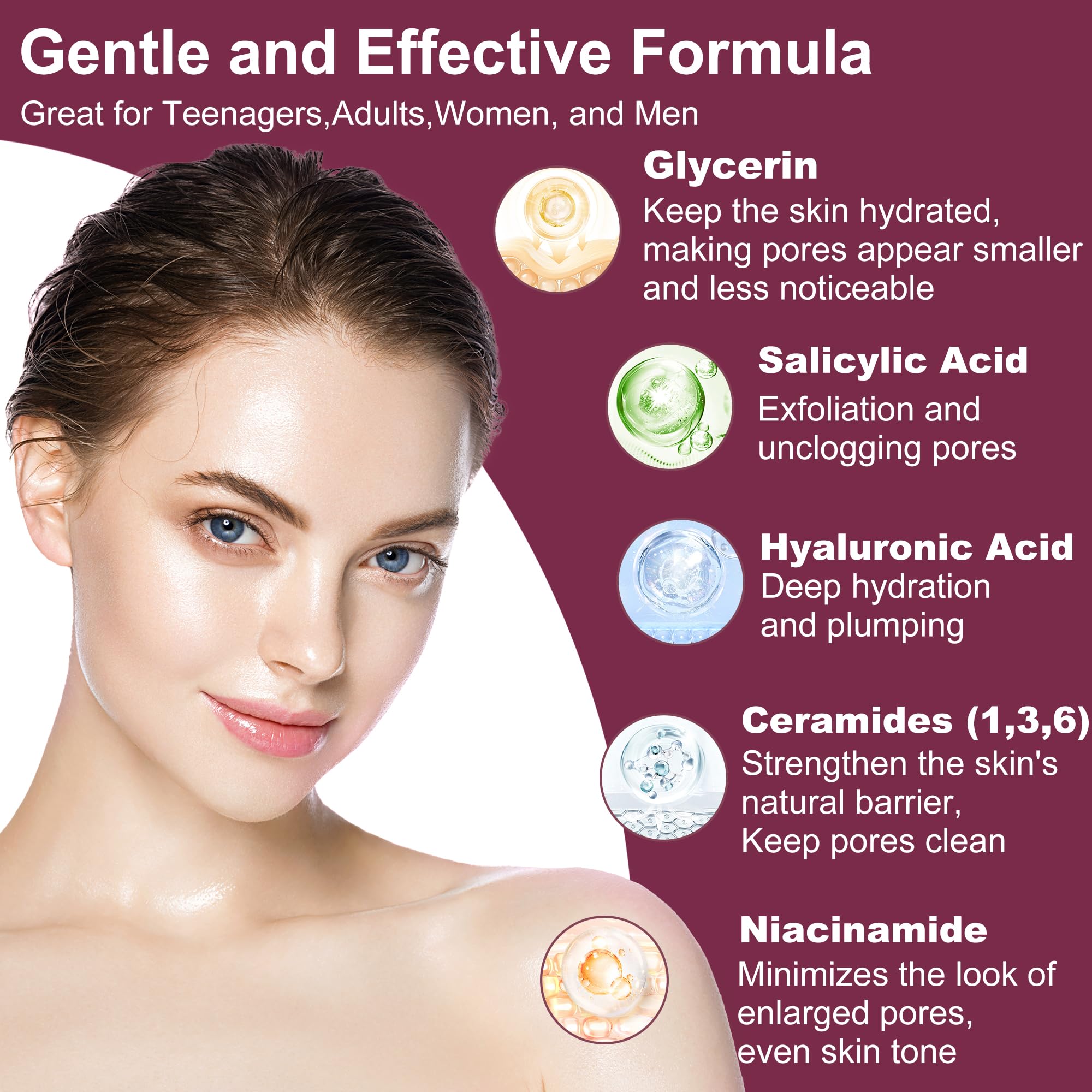 GEBEATY crème hydratante: texture légère pour une peau douce et équilibrée.