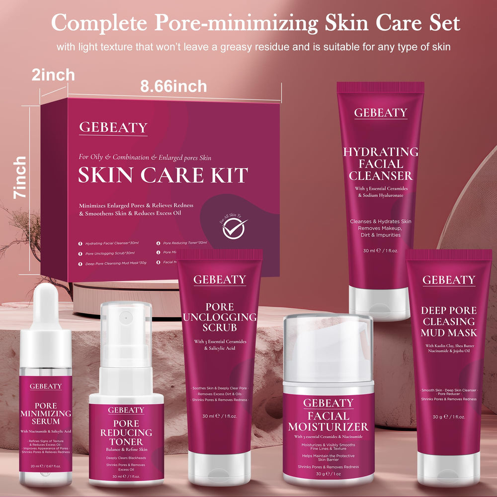 GEBEATY ensemble soin adolescentes: conçu pour peaux sensibles et jeunes.