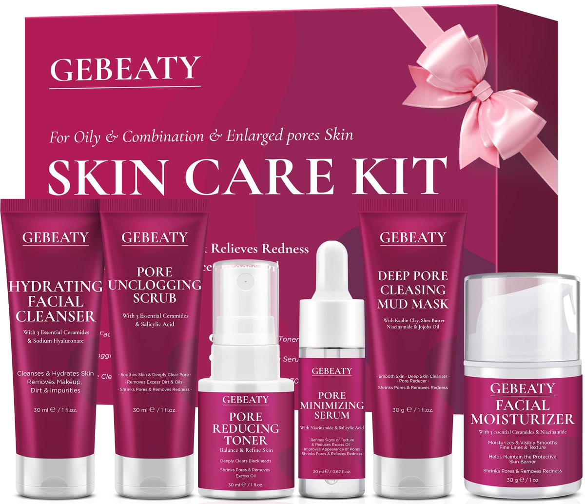 GEBEATY nettoyant eau base: purifie les pores et prépare la peau à l'hydratation.
