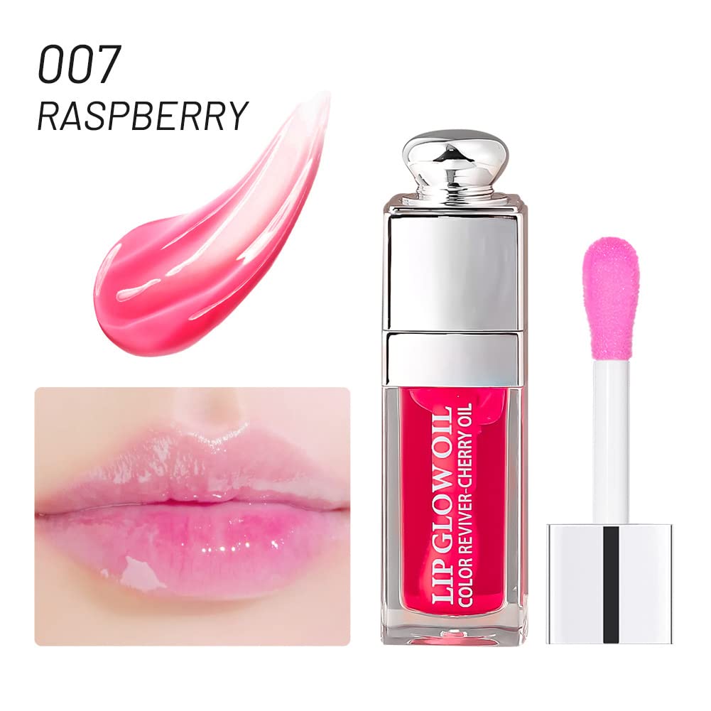 GECOMO Lip Glow Oil avec applicateur soyeux pour une application douce et non collante.