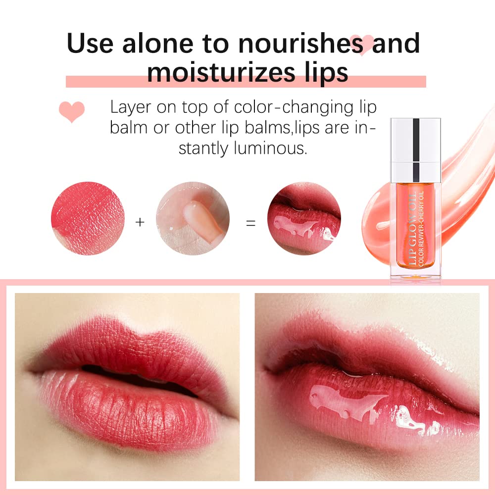 GECOMO Lip Glow Oil texture cremeuse pour une sensation agréable sur les lèvres.