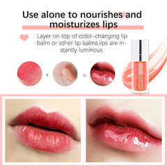 GECOMO Lip Glow Oil texture cremeuse pour une sensation agréable sur les lèvres.