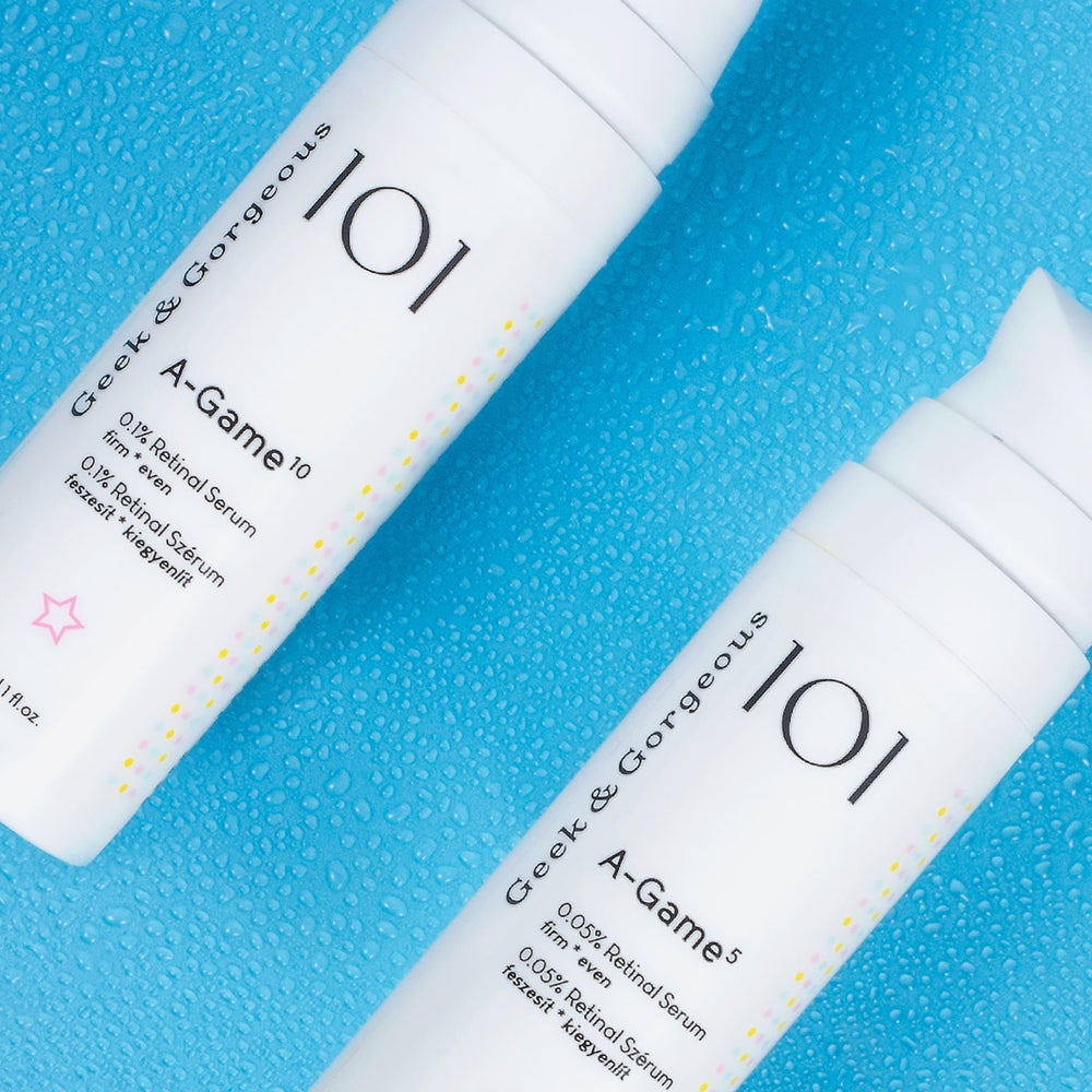 Geek & Gorgeous A-Game Retinal Serum – formule végan et respectueuse des animaux.