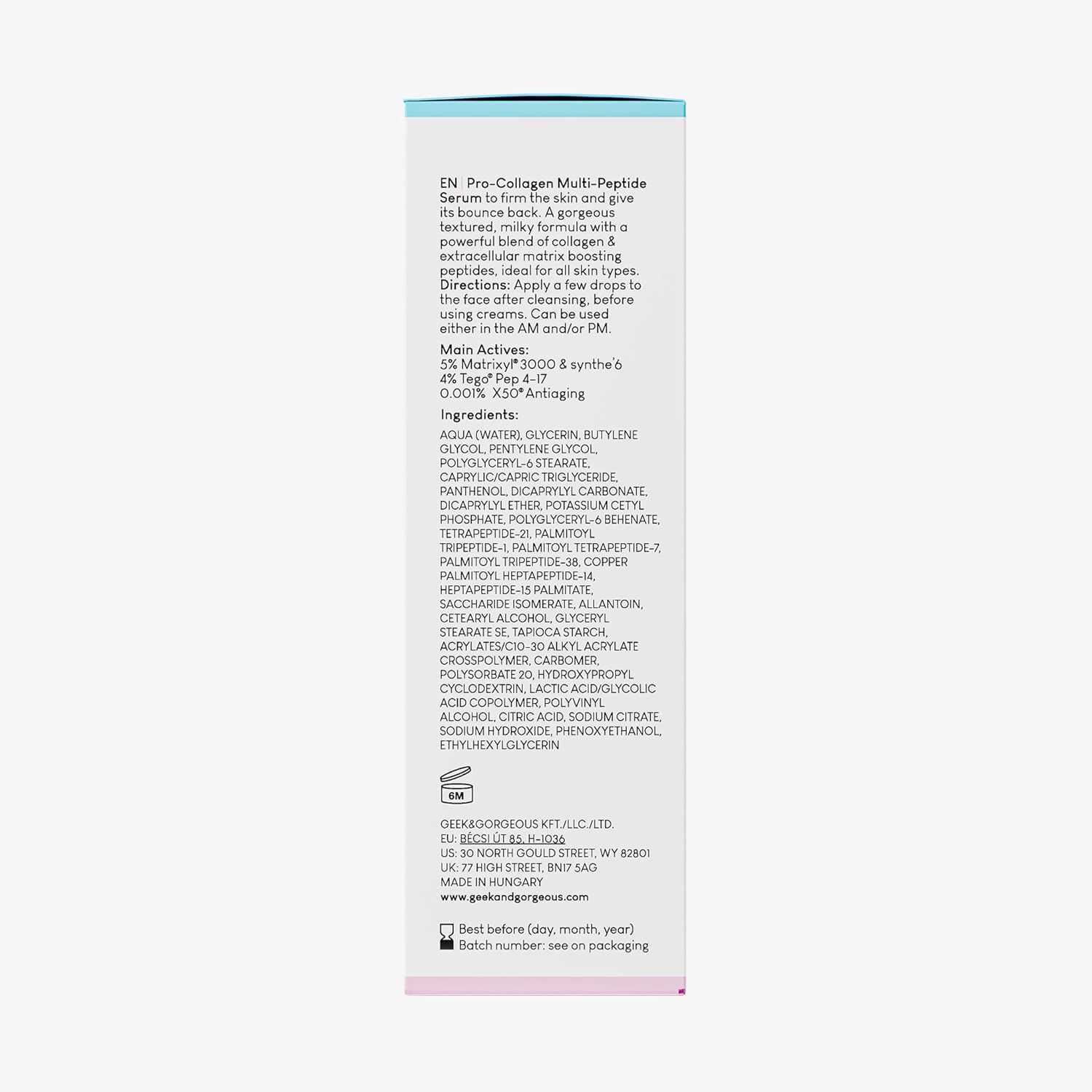 Application visage quotidienne avec Geek & Gorgeous pour routine simple.