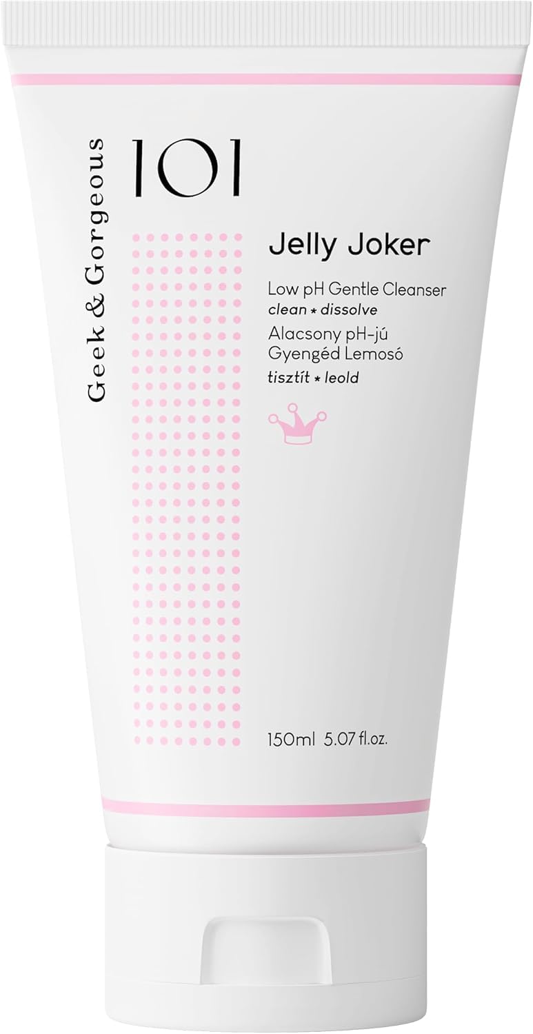 Geek & Gorgeous Jelly Joker – bouteille présentée pour une routine simple