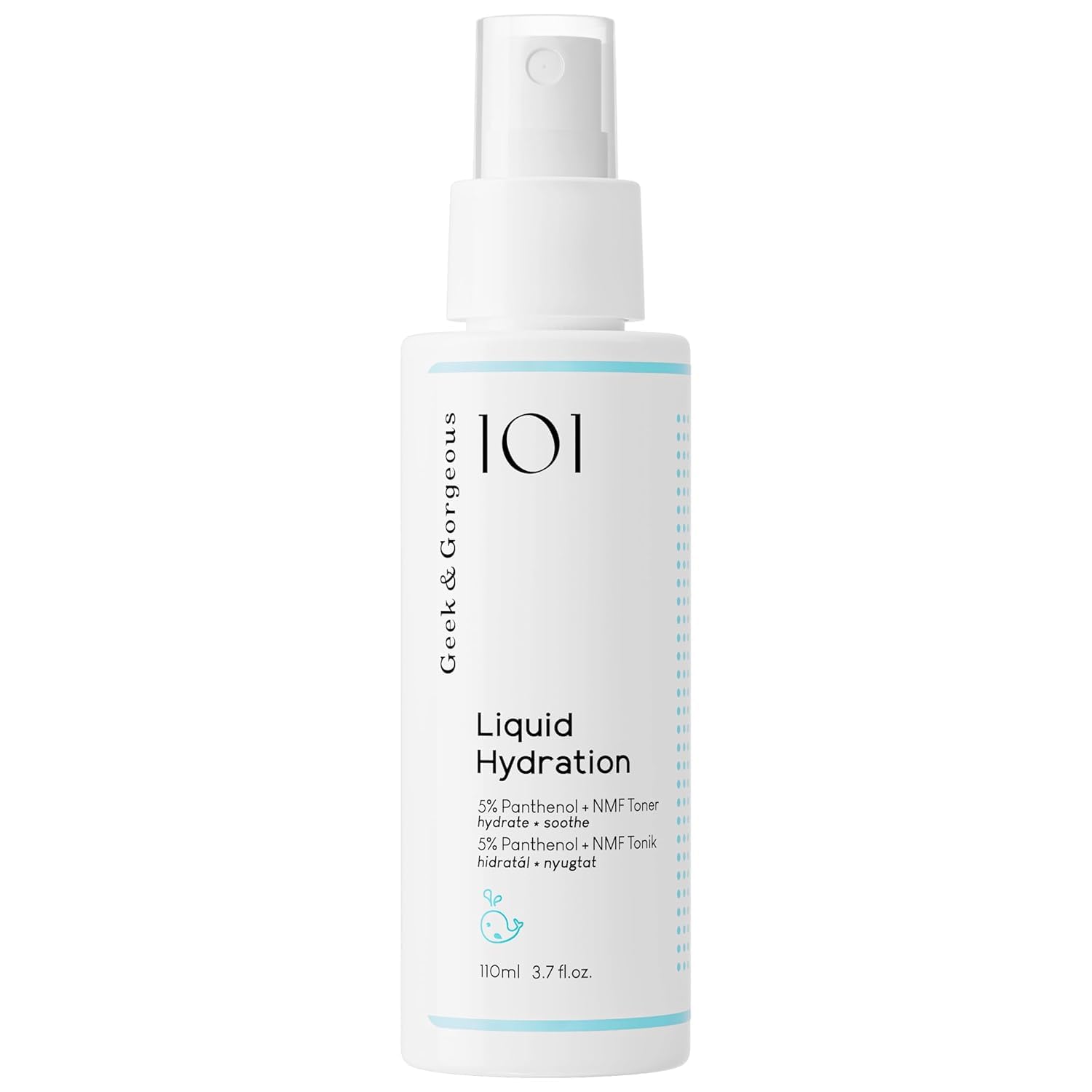 Geek & Gorgeous Liquid Hydration brume visage 30 ml pour hydratation rapide