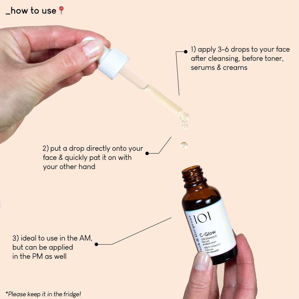 Geek & Gorgeous C-Glow: formule avec ferulic et vitamine E