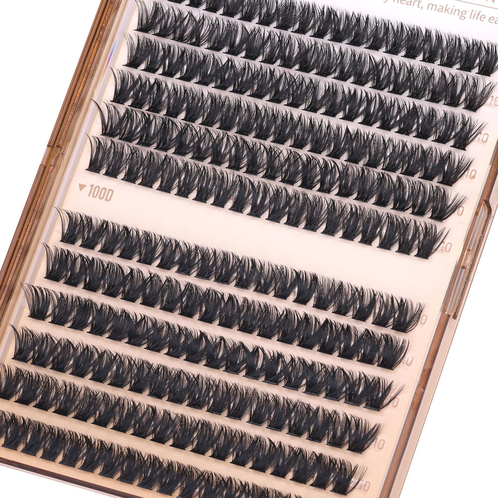 Geeneiya application-facile-cils-10mm: pose rapide pour un effet discret.