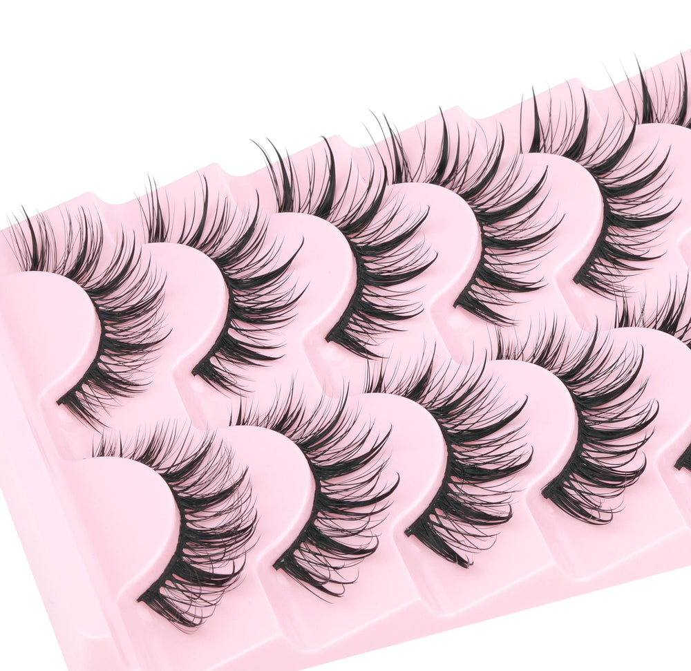 Geeneiya Bande coton Cils Noir: application facile et confort longue durée.