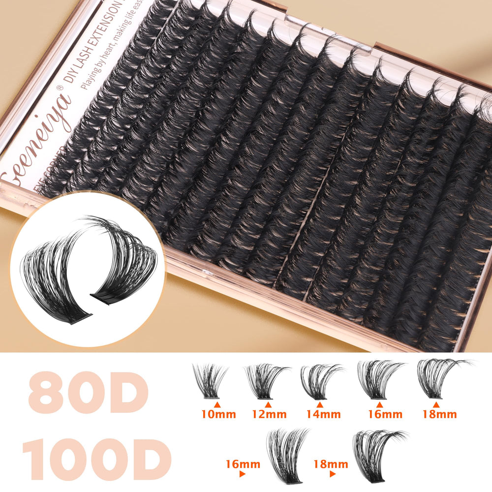 Geeneiya cils 10-14mm angle pour accentuer le regard