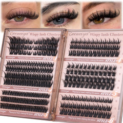 Geeneiya cils en clusters, effet léger et naturel pour un regard quotidien