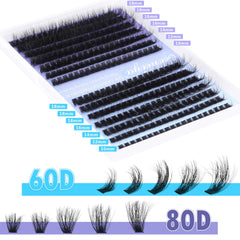 Geeneiya cils mink volume 10-18mm pour effet éthéré