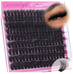 Geeneiya clusters-cils d-curvature plume pour un volume doux.