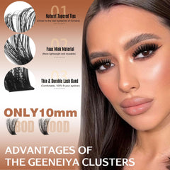 Geeneiya clusters-dcurl-10mm: effet D-curl et volume prononcé.