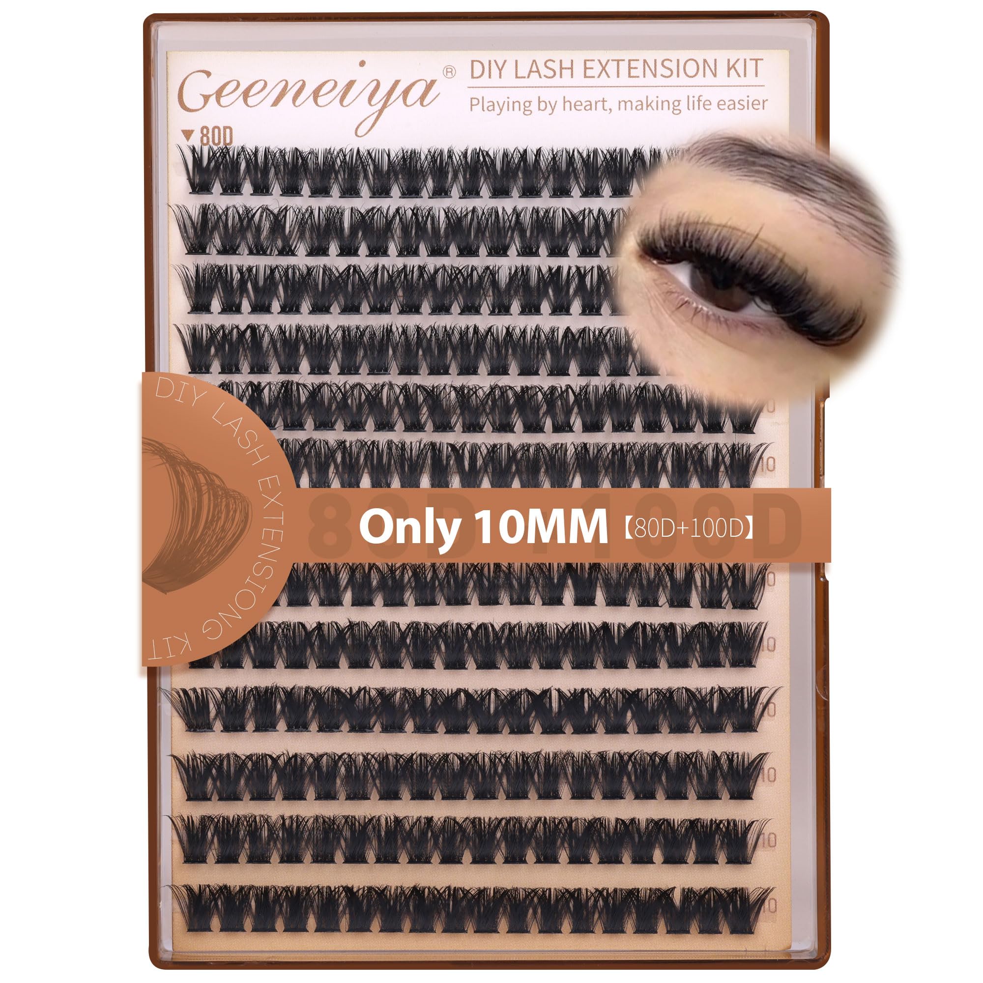 Geeneiya clusters volume 10mm: effet naturel léger pour un look quotidien.