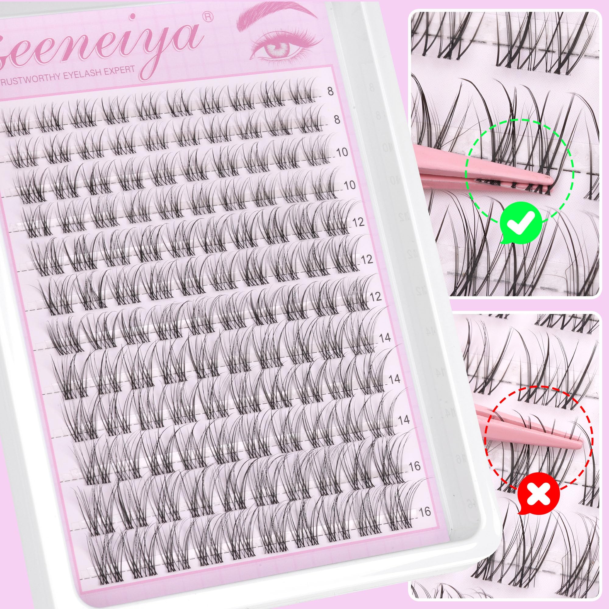 Geeneiya essai rapide avec clusters pour look salon à domicile.