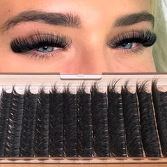 Geeneiya fascicules cils 10-20mm – longueurs mixtes pour styles variés
