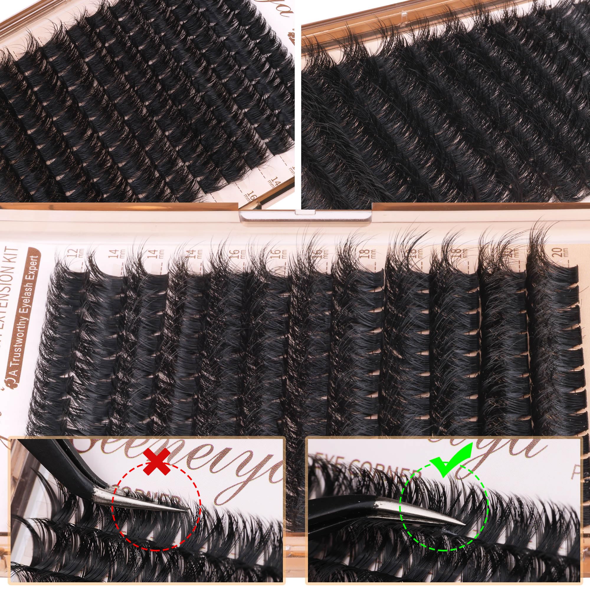 Geeneiya kit cils a domicile – pose facile chez soi