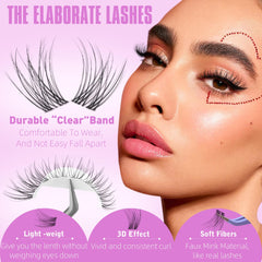 Geeneiya kit cils extension pour utilisation à domicile.