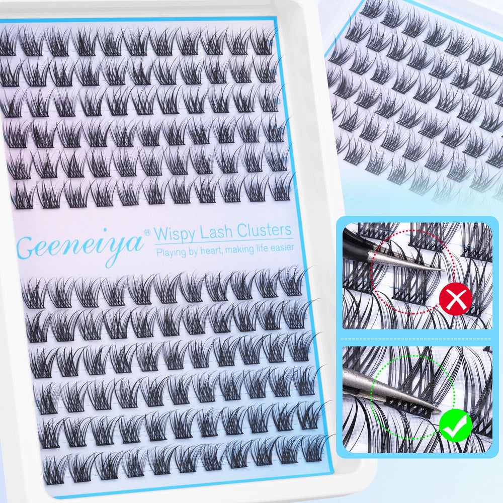 Geeneiya kit cils naturels pour usage quotidien.
