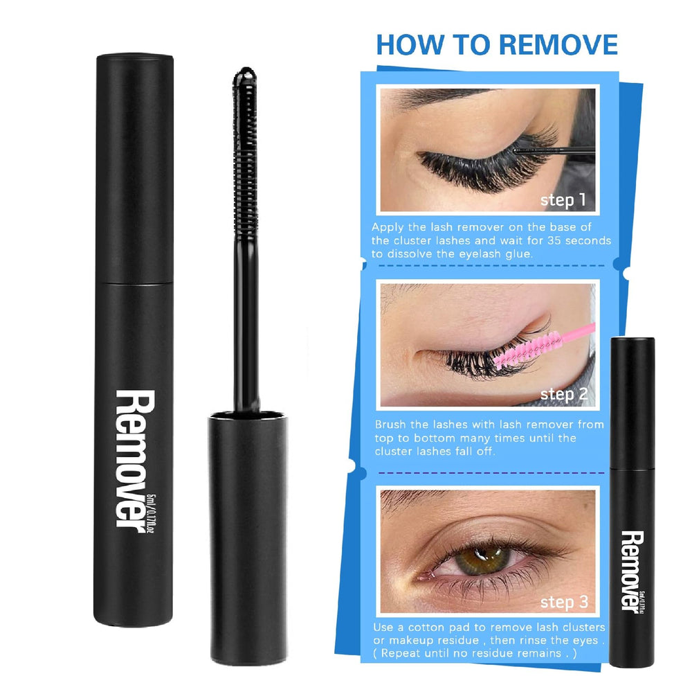 Geeneiya lash bond and seal glue provides secure hold for clusters