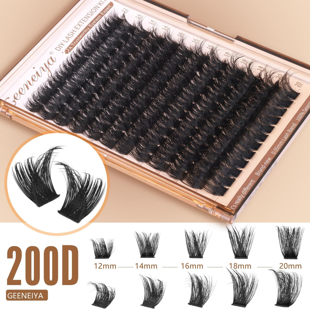 Geeneiya liant et scellant cils – fixation légère et durable