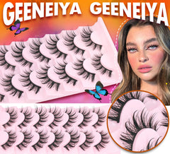 Geeneiya Manga Lashes amas 3D: regard vivant et séparation naturelle.