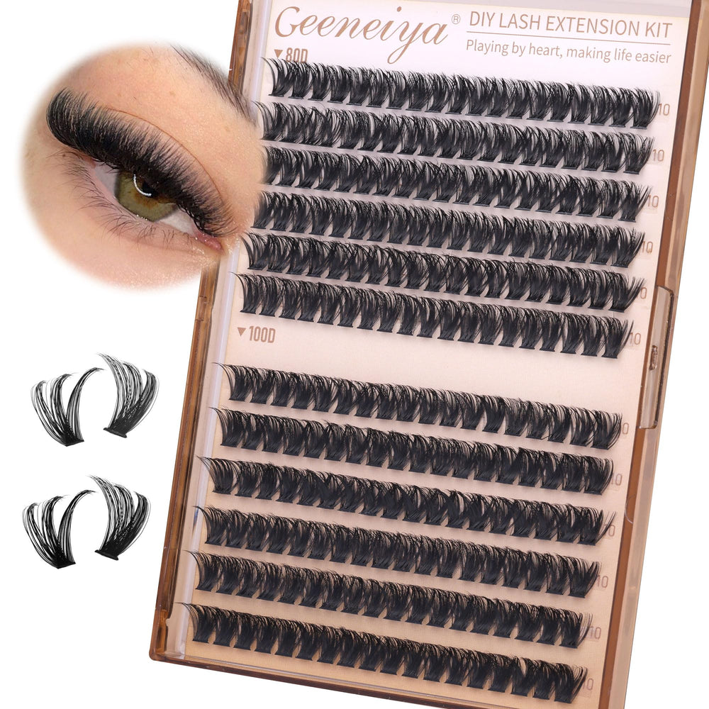 Geeneiya remplissage-cils-10mm: prolonge les extensions et renouvelle le look.