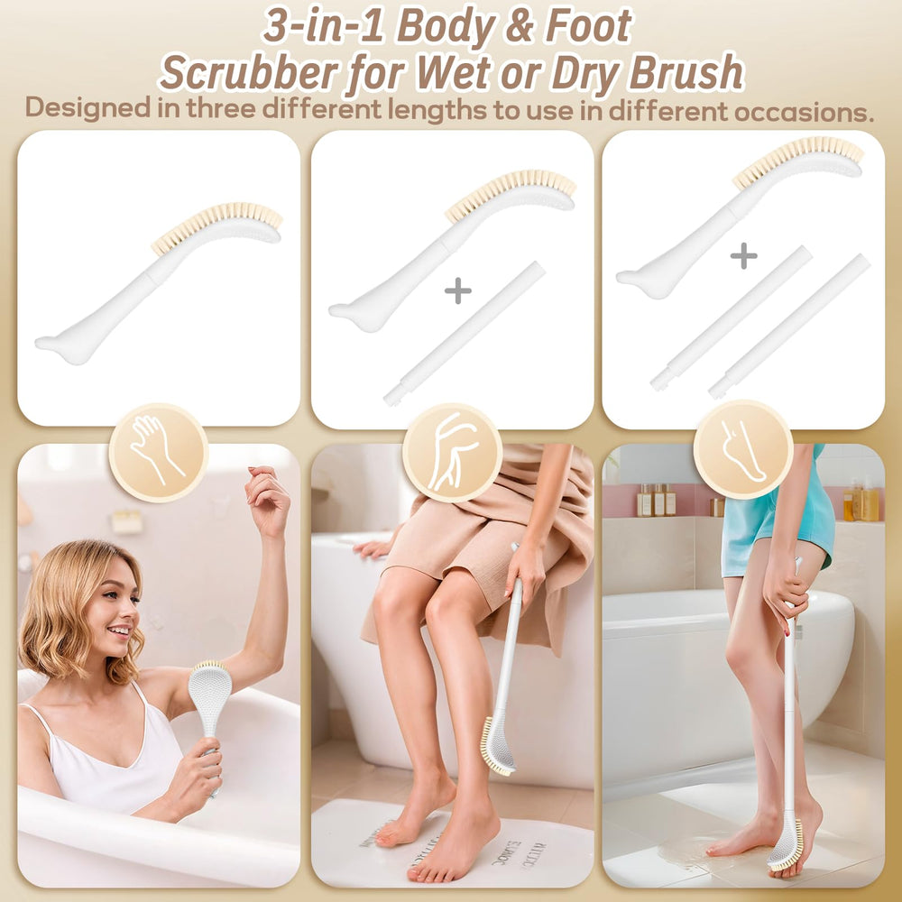 GEENOA brosse-pied coffret cadeau pratique et sans moisissure.