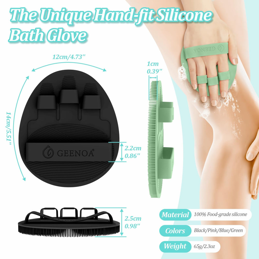 GEENOA gants silicone bandes élargies pour prise en main adaptée.