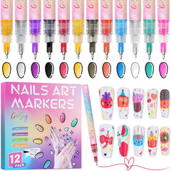 GeeSey stylo art des ongles 0,5 mm : pour des motifs précis.