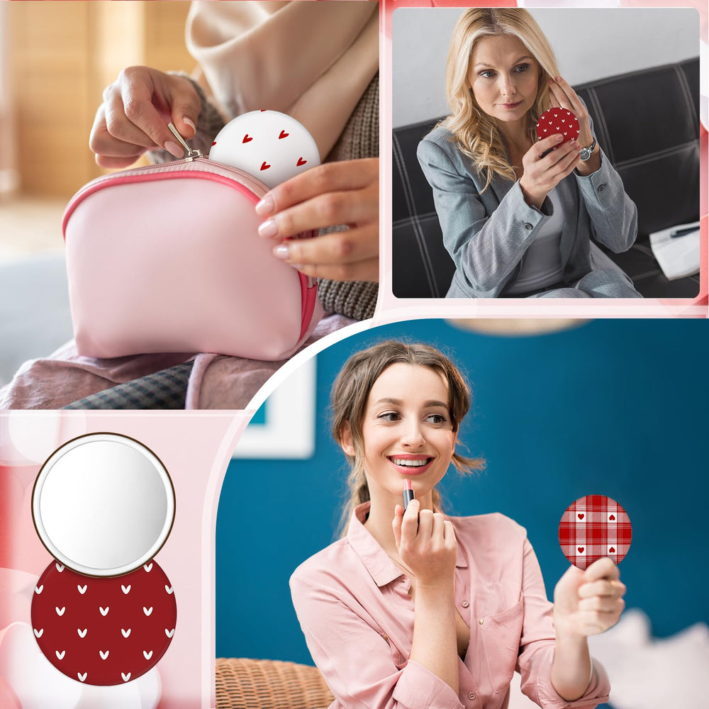 Miroir Geetery cœur pratique, parfait en voyage et au travail.