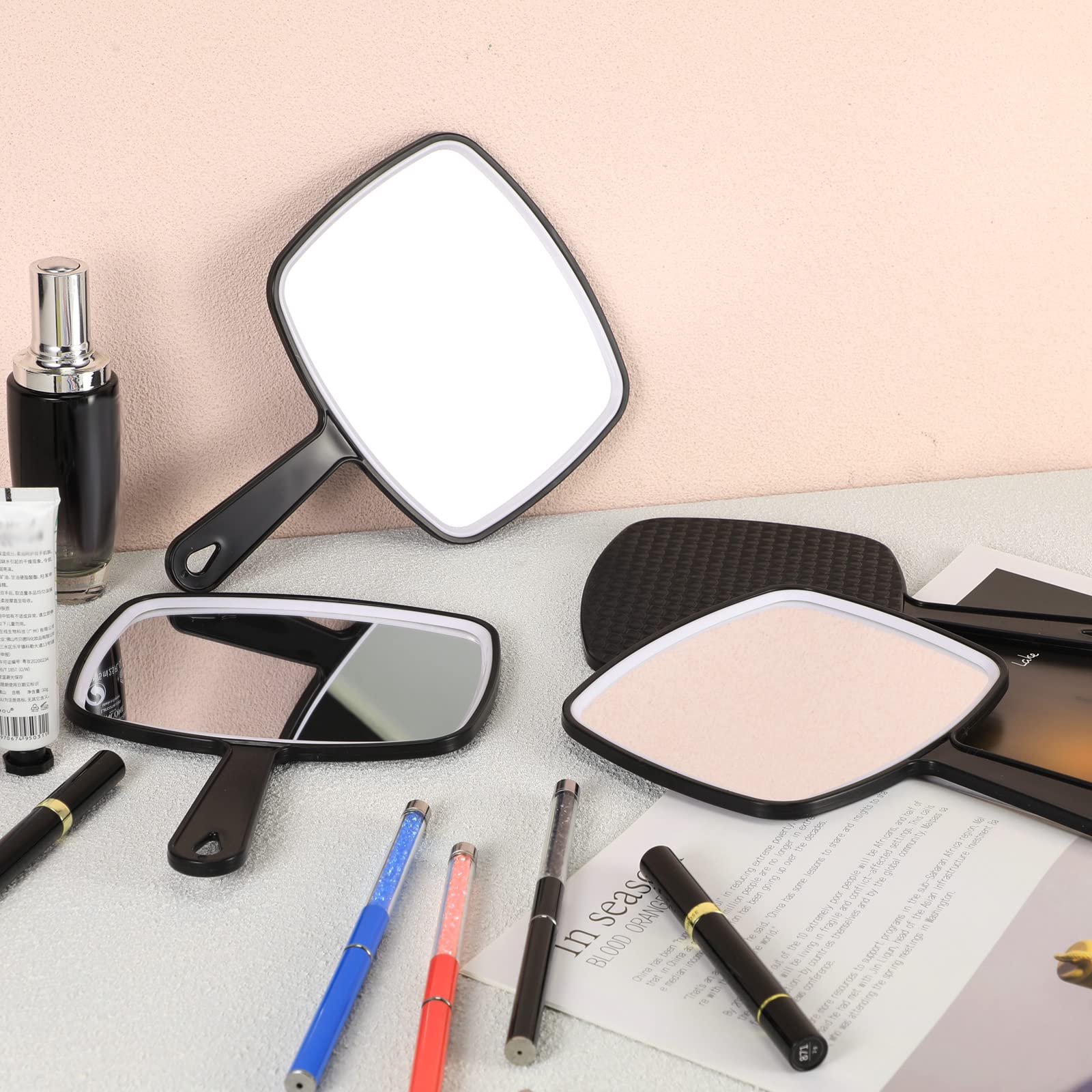 Geetery miroir-main-poignee angle de vue large pour le maquillage.