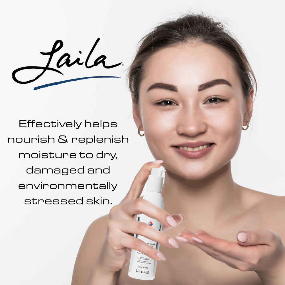 Geir Ness Laila utilisation quotidienne pour douceur durable de la peau.