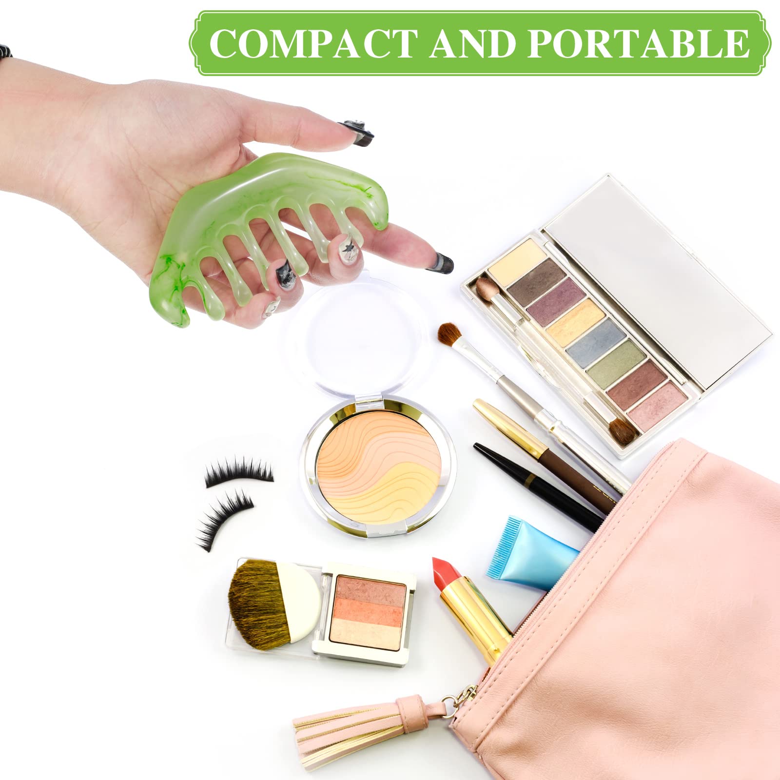 Geiserailie peigne gua sha, cadeau élégant pour femmes, occasions spéciales.
